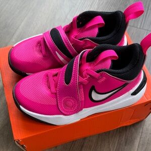 Nike Kids Fuchsia and Black Sneakers